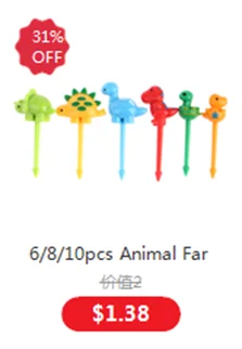 Description Picture 4 of itemKids Fruit Picks Mini Fruit Forks Kid Bento Accessories Chopsticks Mini Cute Children Snack Cake Dessert Food Pick Toothpick