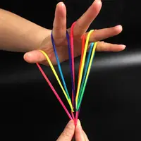3PCS Chinese String For Kids Finger Game Rainbow Colored Rope 160CM Children's Day Gift Birthday Party Supplies Kinder Spiele 1