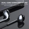 Type C Wired Earphones In Ear Headset Game 3.5mm Wired Headphones with Microphone Bass Stereo Earbuds In-line Control For Phones 4