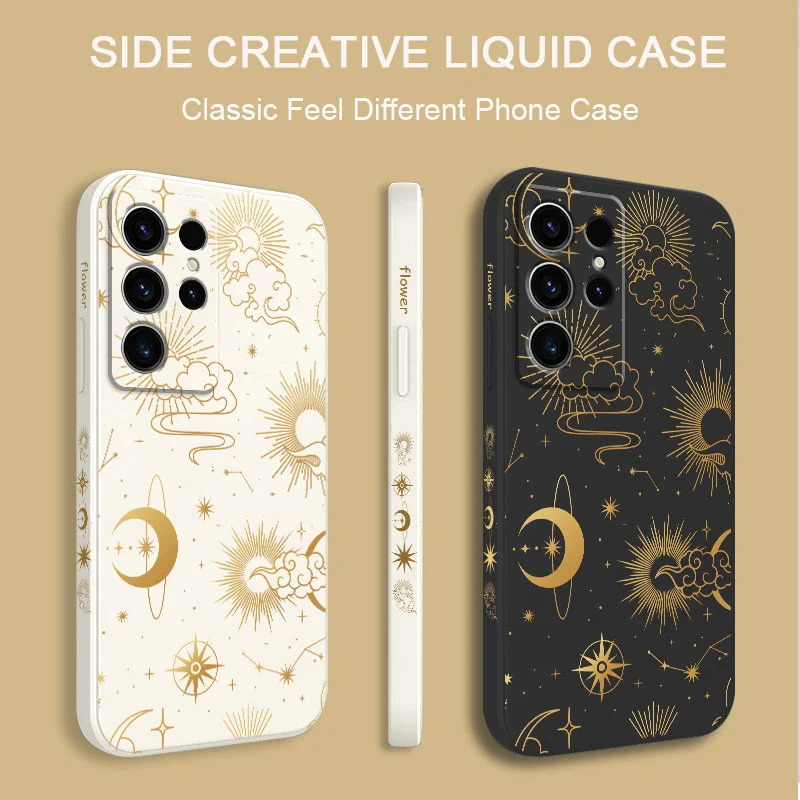 Golden Starry Sky Phone Case Cover