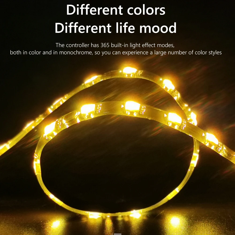 PC RGB LED Strip Light for Motherboard 3Pin RGB 5V ARGB Header Computer Case DIY Lighting Decoration