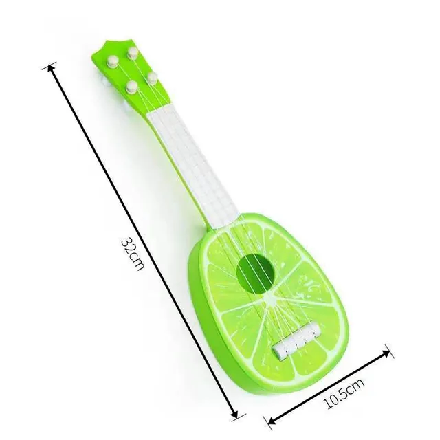1Pcs Simulation Fruit Shape Kids Guitar Play Toys Nice Gift for Children Early Musical Educational Baby Musical Toy 4