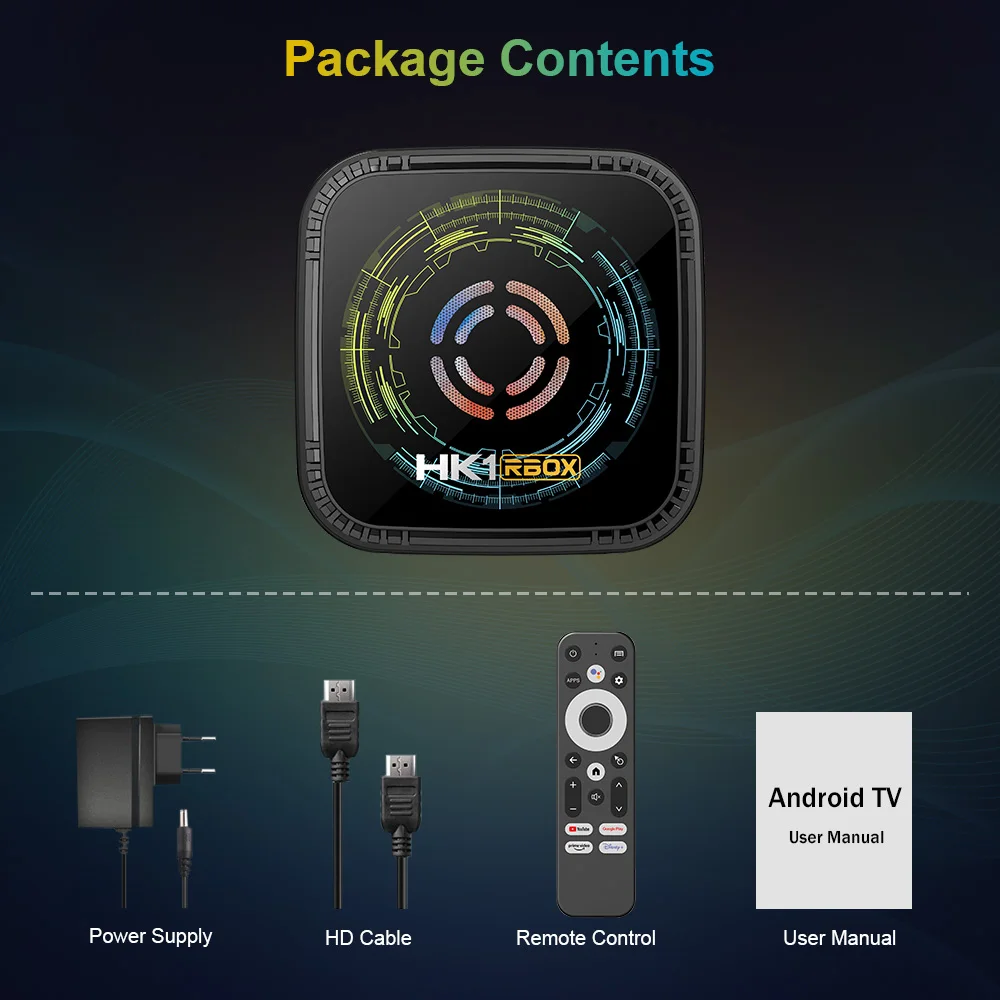 HK1 RBOX H8X Android 14 TV Box Allwinner H728 4G 32G 64G 4K 8K