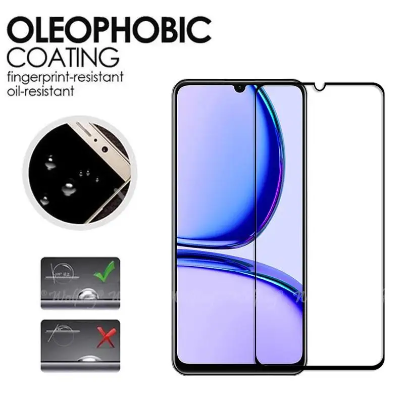 6 In 1 Realme C53 Tempered Glass Screen Protector