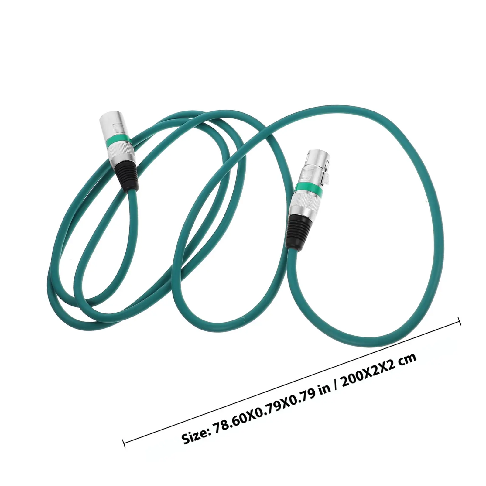 3Pcs Xlr 마이크 케이블 2 미터 Xlr M-F 코드 3 코어 저소음 오디오 전송 전문 무대 오디오 장비 마이크