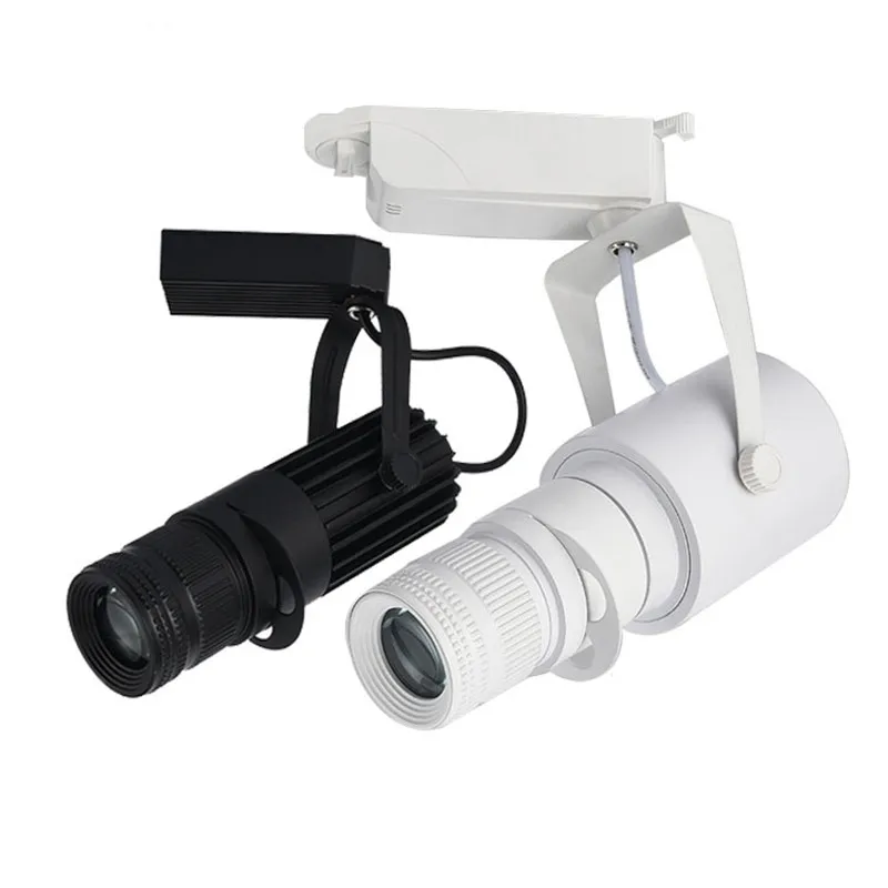 LED Spotlight Lamp Round 7w 10w 15w 20w 30w RA95 COB Spotlights Background LED Track light Lamp KTV Bar Restaurant Cafe Museum Zoom Light Lighting