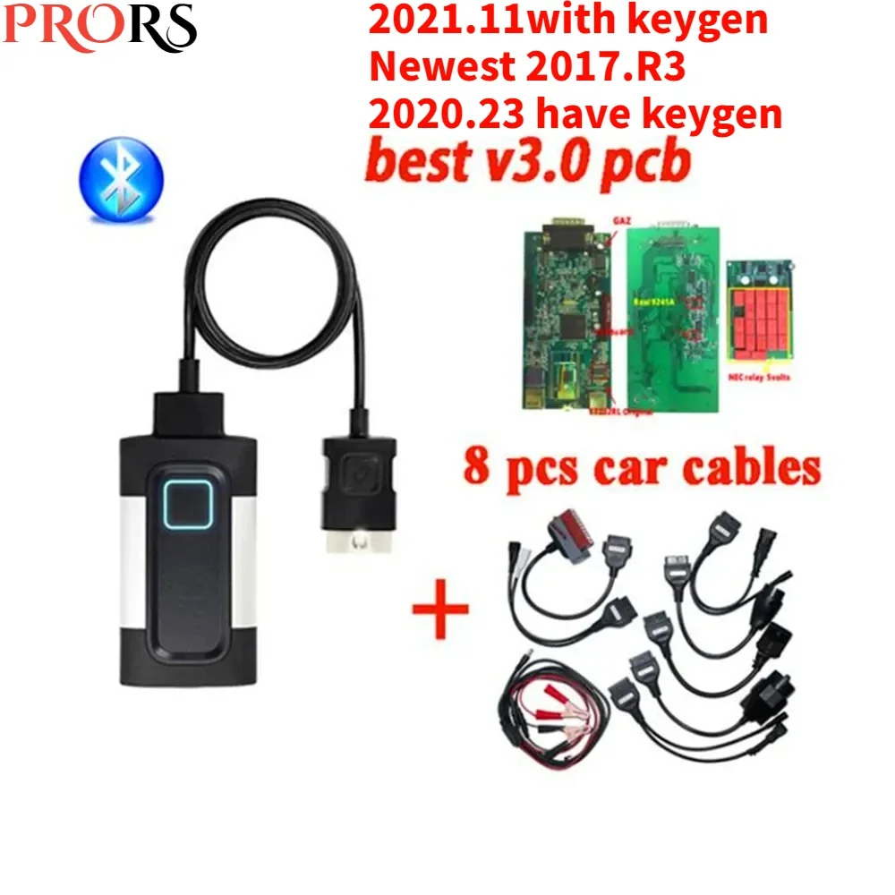 

NEW OBD2 Vdijk Autocoms Pro 2021.11 Keygen DS150E Cdp V3.0 Relay Cars for Delphis Scanner Adapter CDP Diagnostic Interface Tool