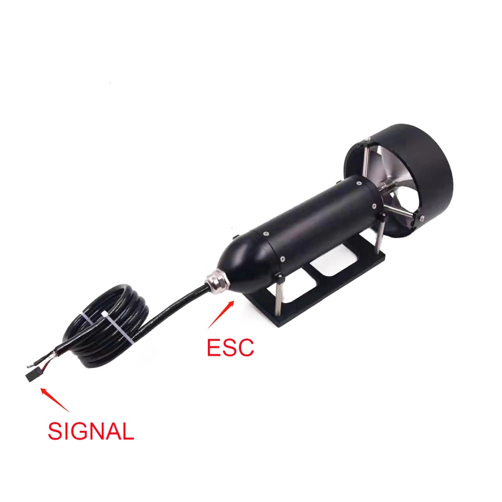 Фото Подводный Thruster U30 12 ~ 48 В, встроенный ESC может толкать 650 кг, 2 кВт, полностью металлический, 1800 Вт, бесщеточный двигатель для Каяка, весла, лодки №4