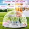 Greenhouse Dome Igloo Bubble Tent House Outdoor, Upgraded Geodesic Dome Greenhouses with Transparent PVC Cover, Greenhouse 5