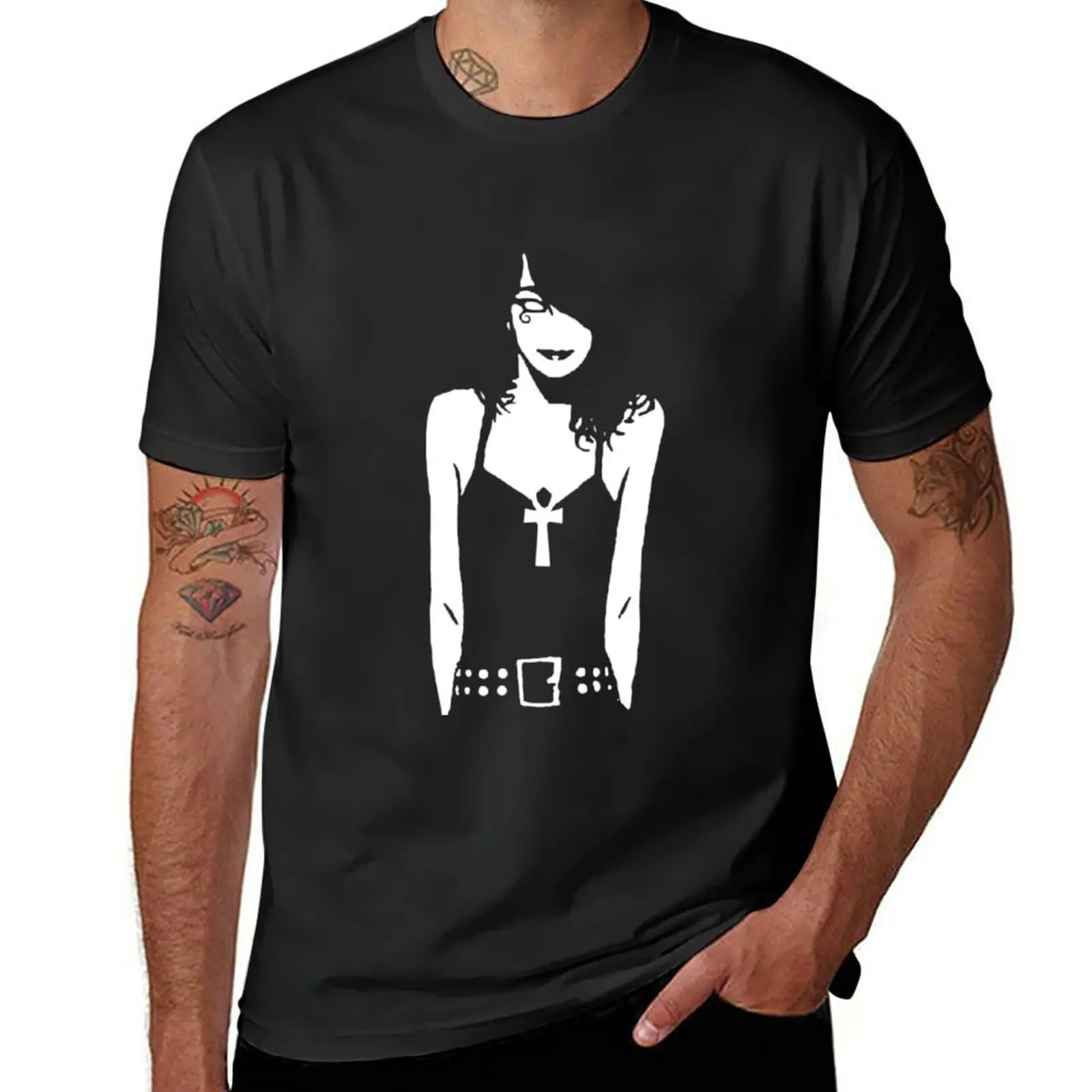

Death is a Goth Girl T-Shirt animal prinfor boys plus sizes aesthetic clothes mens vintage t shirts