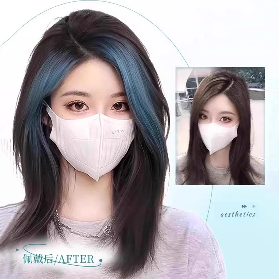 Synthetic Clip In Bangs Fringe Hairpiece For Women