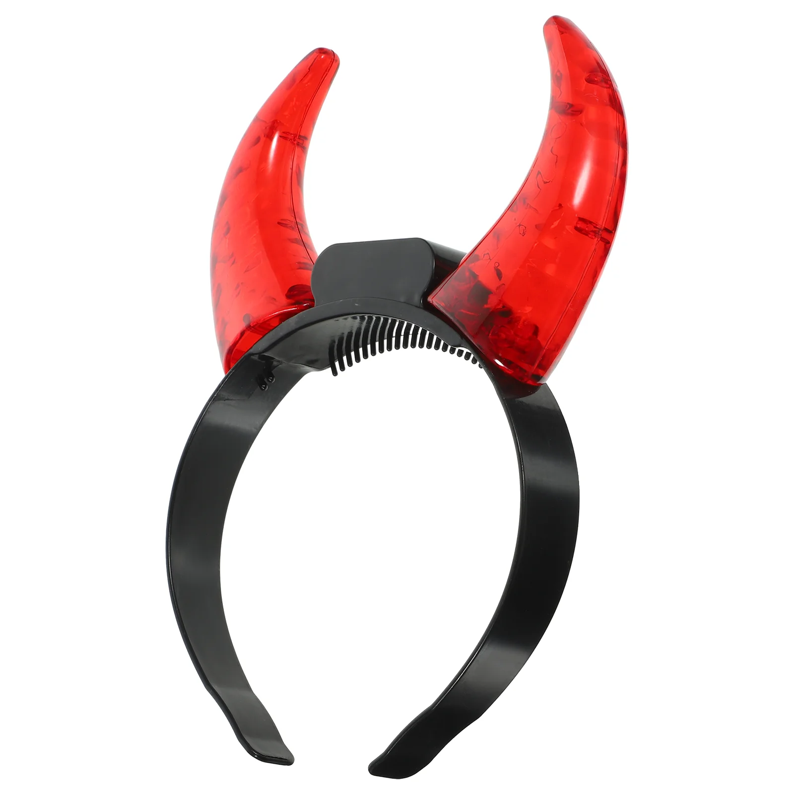 

Interesting Glowing Horn Hairband Unique Headdress Prop Horn Facial Headband