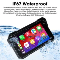 Jansite 5" Portable Motorcycle Navigation GPS Wireless Carplay&Android Auto Moto Monitor IPX7 Waterproof Dual Bluetooth 5.0 - Image 4