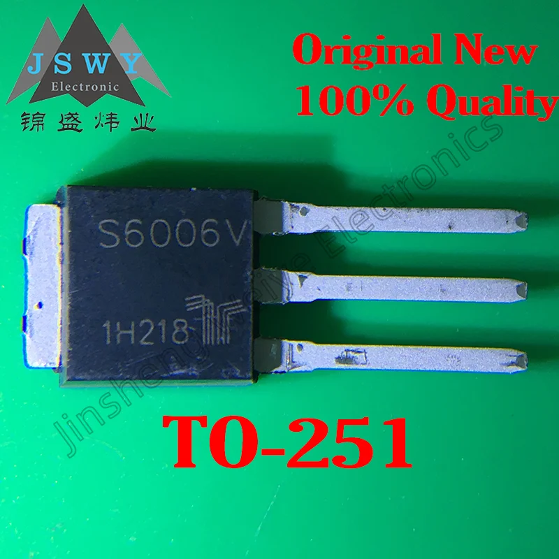 (5PCS) S6006V TO-251 Thyristor (SCR) in stock,