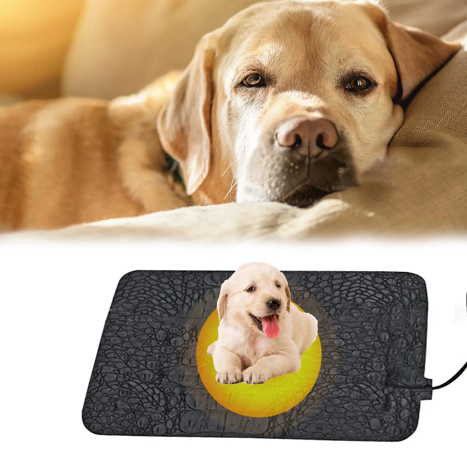 USB Pet Heating Pad Electric Reptile Thermal Blanket Mat Temperature Incubator Adjustable Tools Controller Warm Pad Warming J5U8