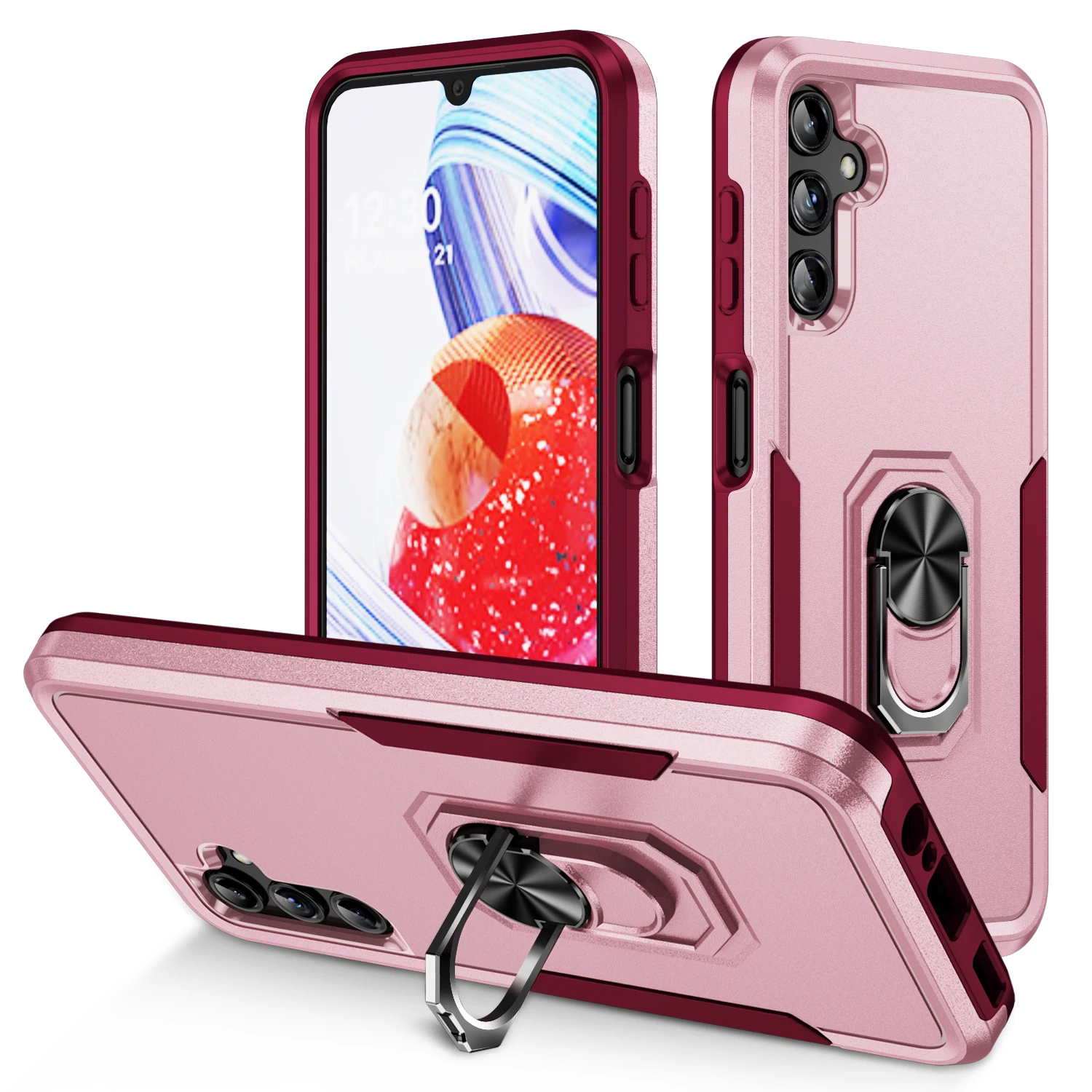 

Drop Protection Ring Holder Funda Case for Samsung Galaxy A14 SM-A146 A 14 5G Kickstand Portable Back Cover for Samsung A14