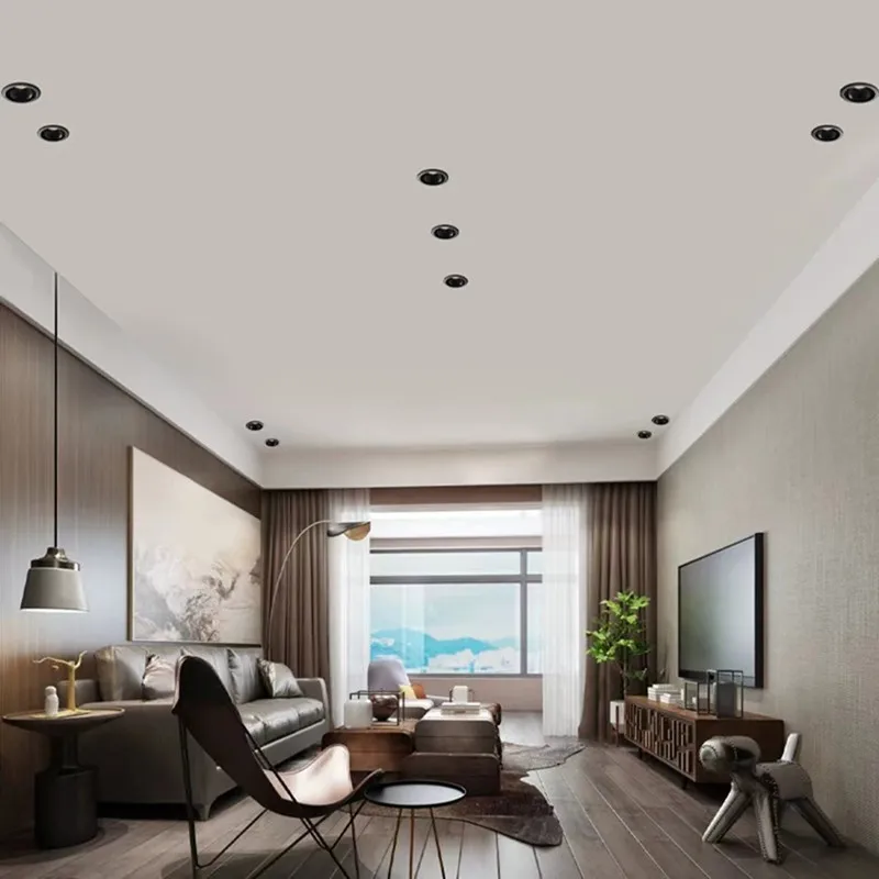 Recessed Zigbee Dimming 220V 7W 15W 24W LED Downlights For Kitchen LED Ceiling Spot Lights Honeycomb Room Light Lamps For Bedroom led downlight recessed ceiling spotlight ceiling lamps