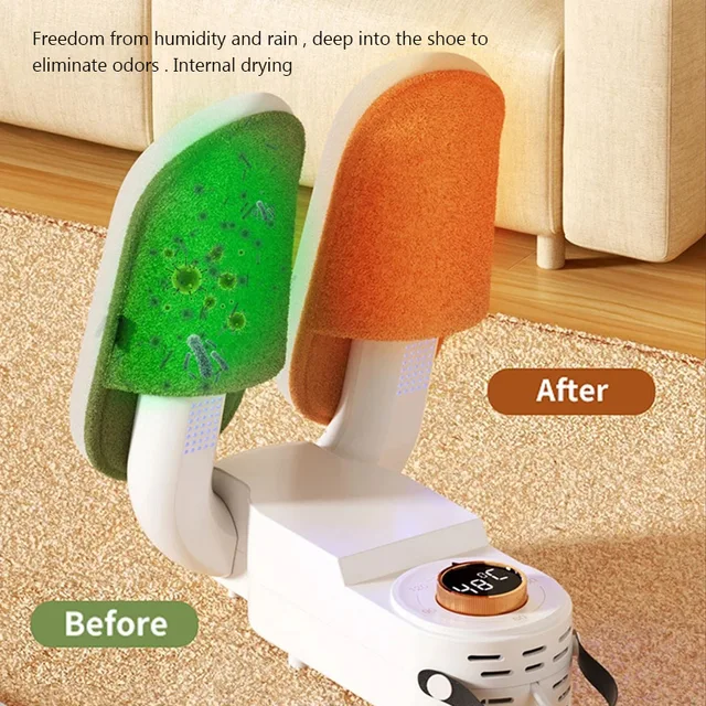 Electric Shoe Dryer Boot Warmer UV Boot Dryer Eliminate Odor Fast Drying Boot Deodorizer Sterilizer Multifunction Socks Dryers 3