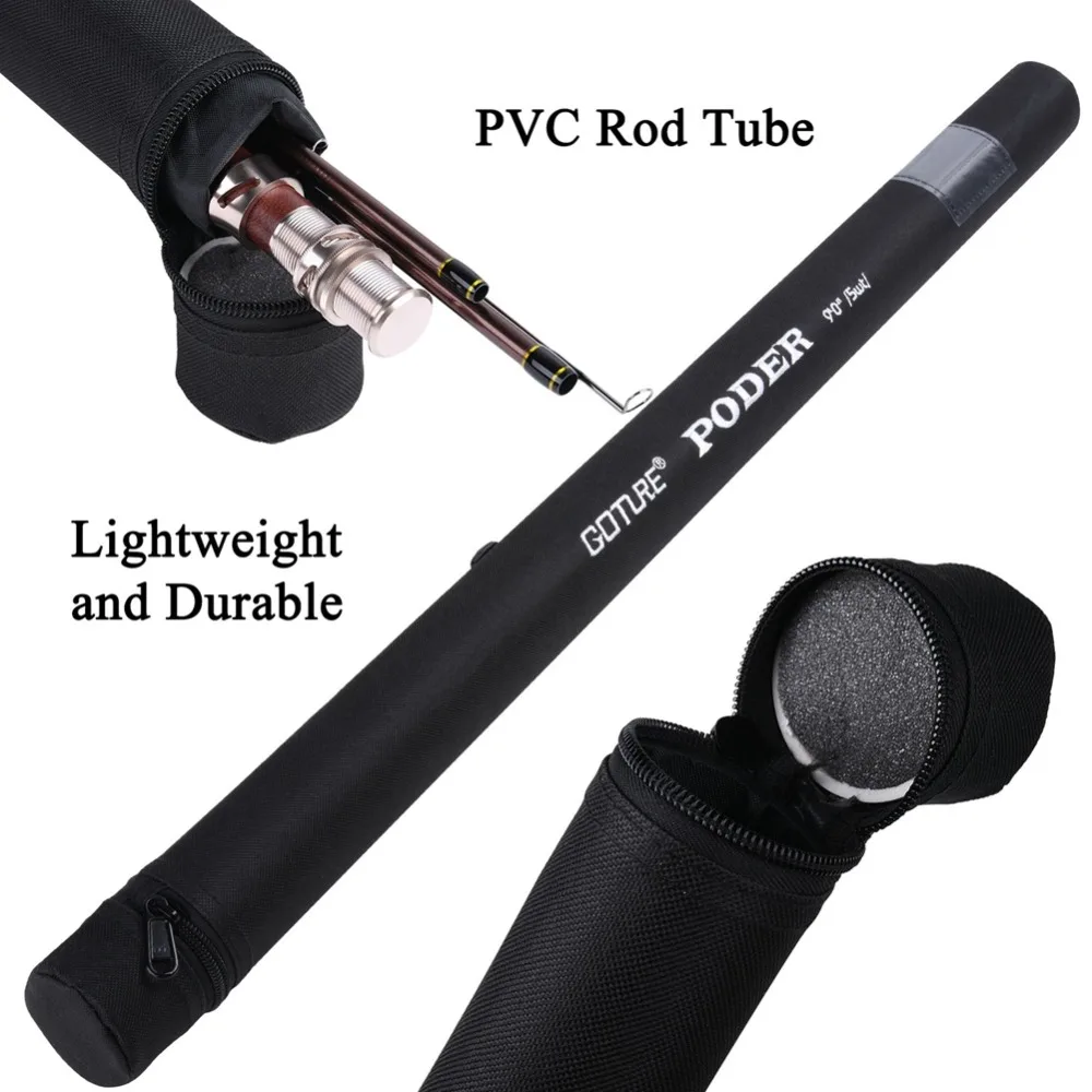 Carbon /Aluminum Fiber Rod Tube(Case) fits all 9ft 4pcs fly rod