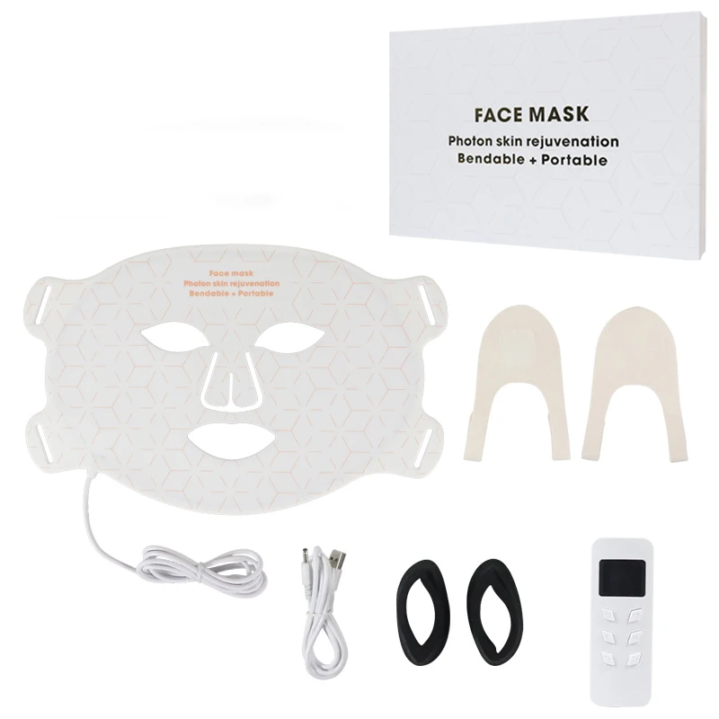 White mask withbox