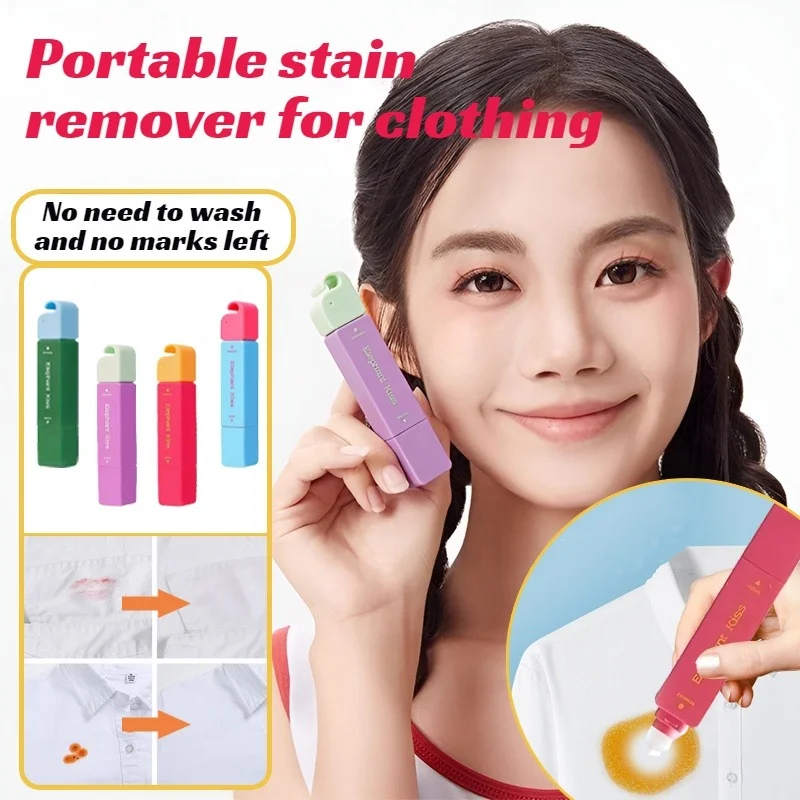 Clothes Stain Remover Pen 12ML 1/2PCS Portable Waterless Oil Stain