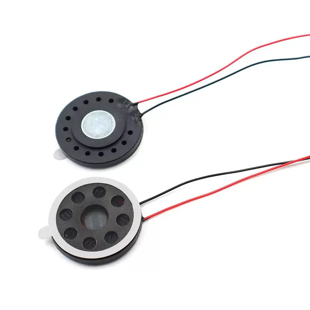 2 Pcs 20MM/26MM Plastic Speakers 8 Ohm 1W Full Range Internal Magnetic Speaker For Medical Toy Security Voice Loudspeaker 2