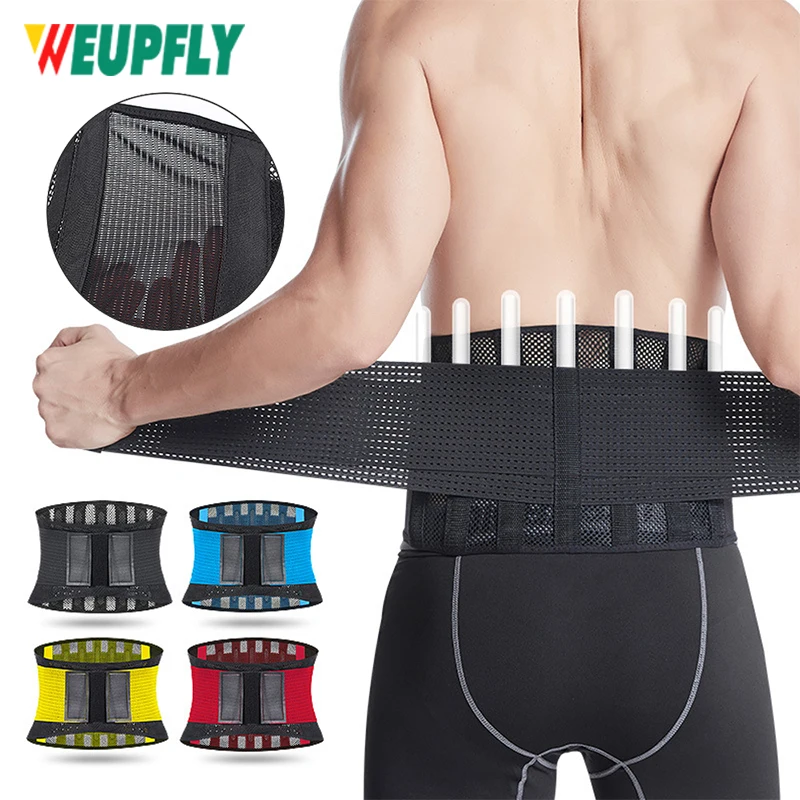 

Back Braces for Lower Back Pain Relief with 7 Stays, Breathable Back Support Belt , lumbar support belt with Mesh for sciatica