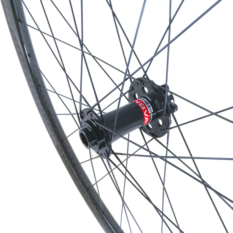 Roue Arrière VTT Carbone 27,5" (650B) - 24 Trous, Moyeu HG XD, Frein à Disque - Paire Neuve