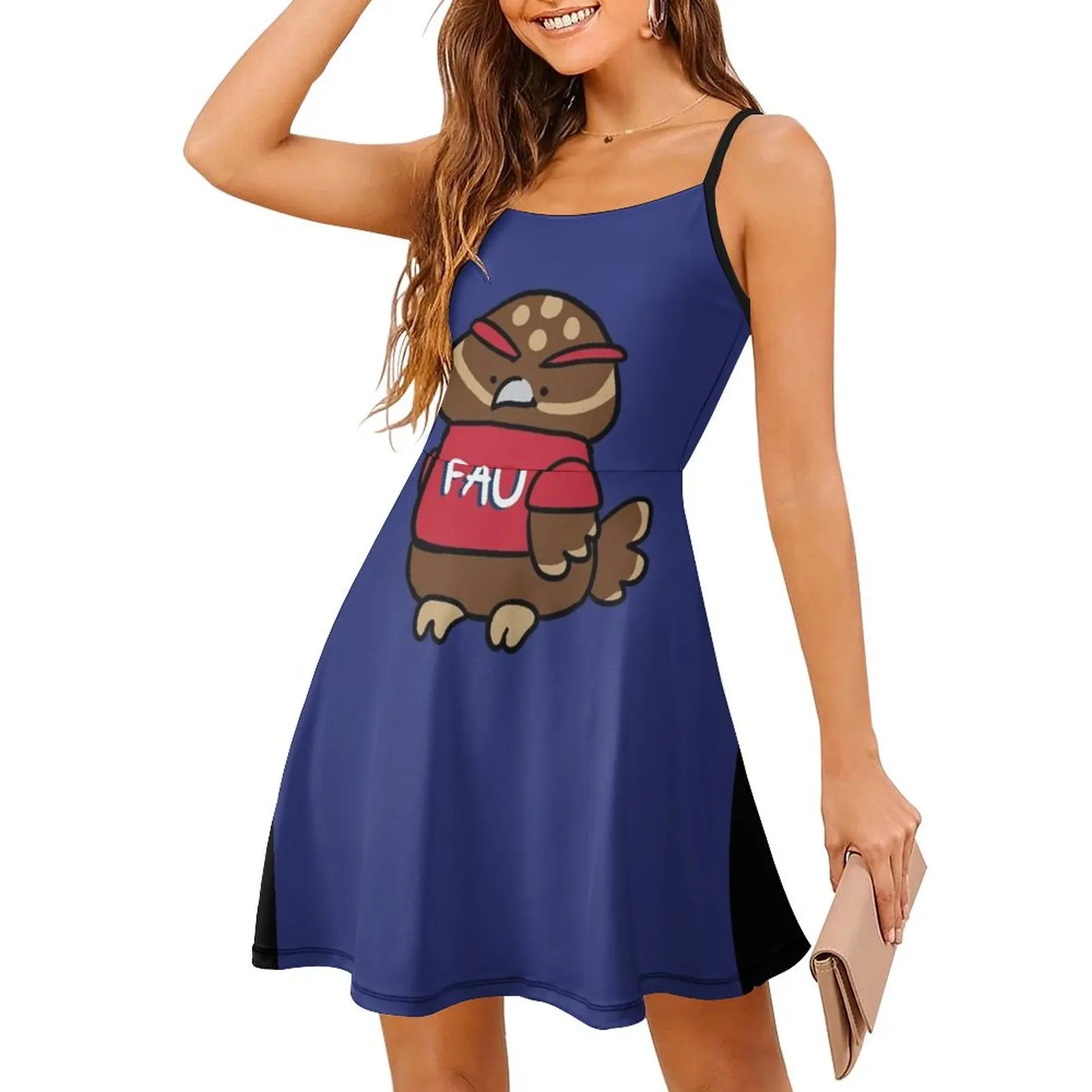 

Owlsley the Owl - Florida Atlantic University Sling Dress summer dresses Womens dresses