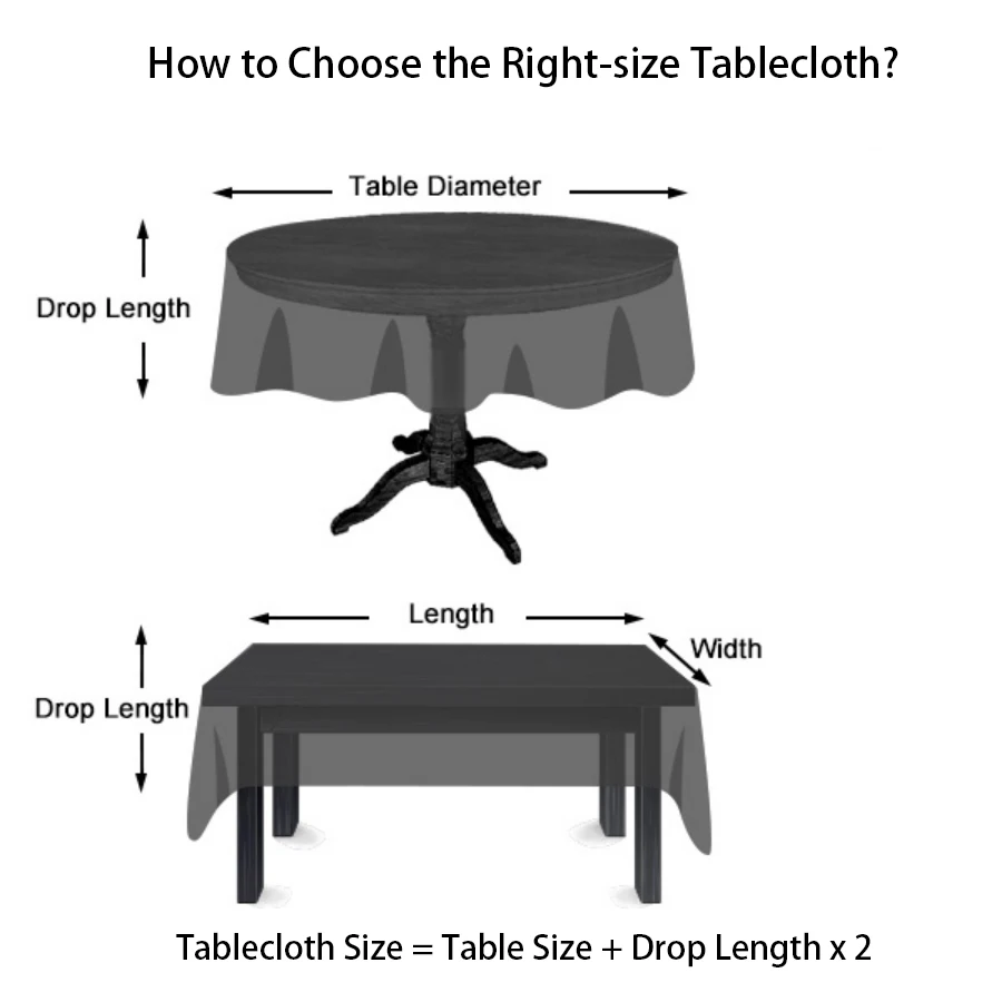 1pc Waterproof and Oil-Proof Round Table Cloth with Lace Edge,Nordic Style Solid