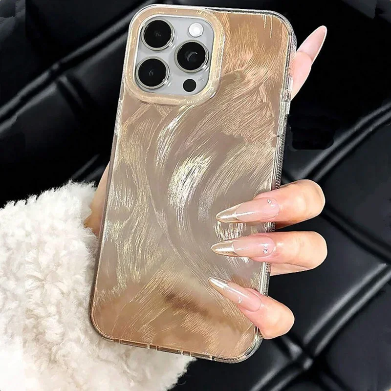 Blue Starry Sky Glitter Gradient Phone Case Cover
