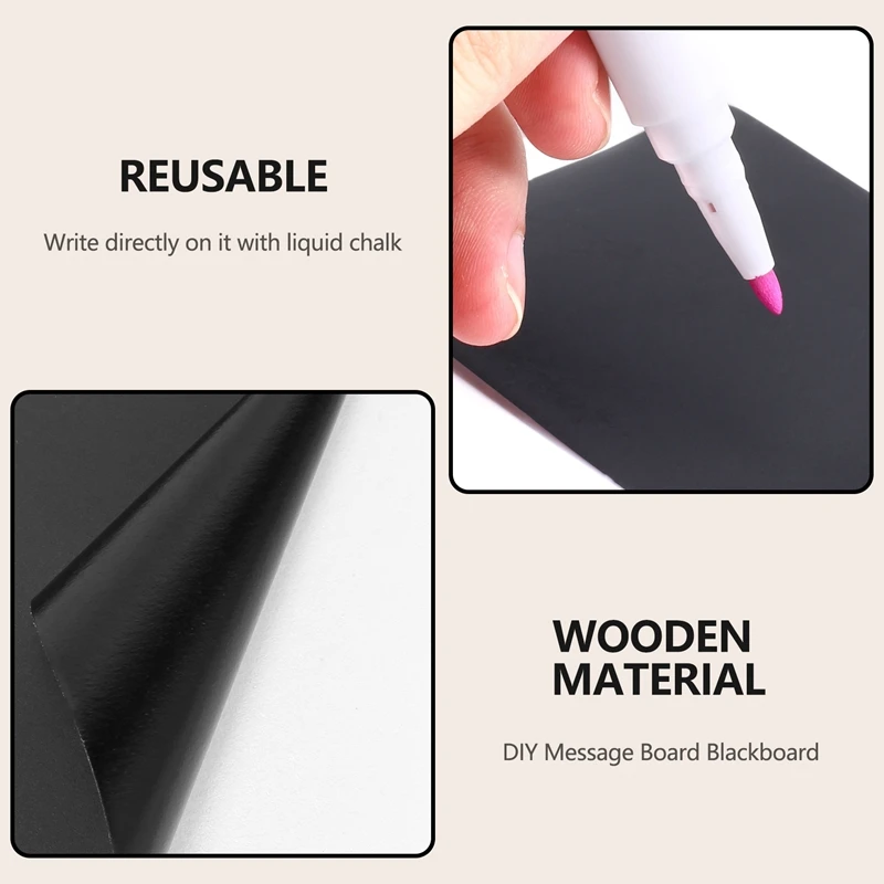 Hot SV-Mini Chalkboard Label Signs, 10 Pack Framed Easel Stand Wooden Blackboard For et Food Signs, Wedding Place Cards