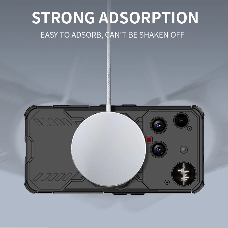 Advanced Heat Dissipation Magnetic Wireless Charging Case with Lens Protection