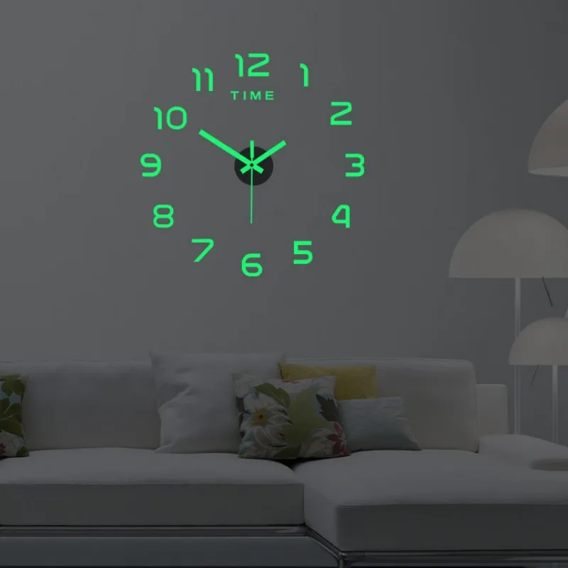 3D Wall Clock DIY Home and Decoration 1