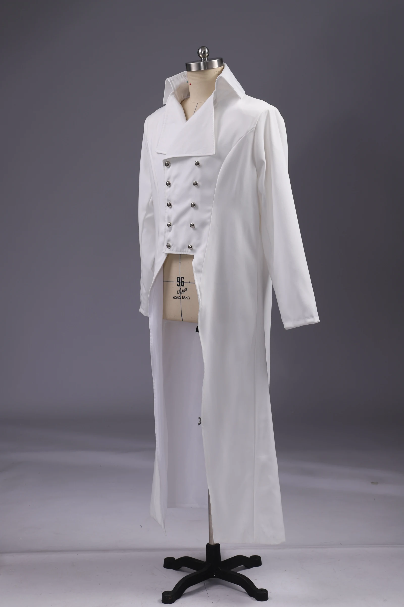 Cosplaydiy Regency Men's white Tailcoat Military Jacket Men's 18th