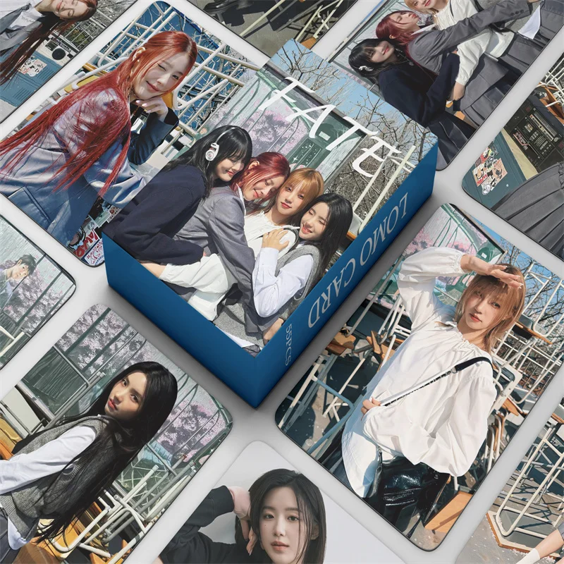 

55pcs/set KPOP GIDLE Album Fate Lomo Card SONG YUQI MINNIE SOYEON SHUHUA (G)I-DLE Girl's Gift Collector Card Postcard Photo Card