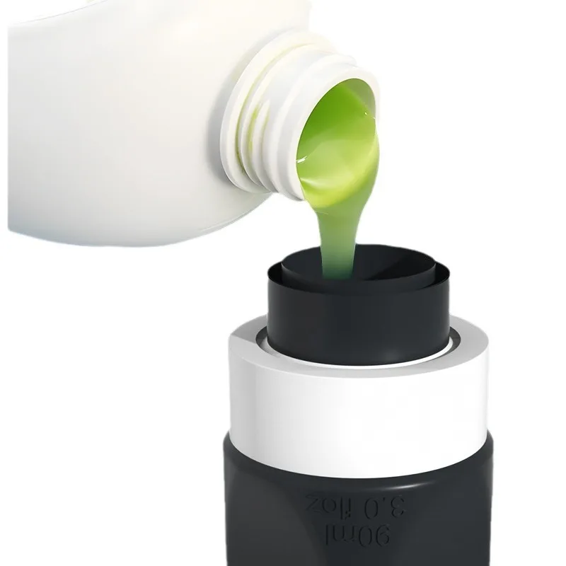 Leak-Proof 3oz Silicone Travel Bottles - TSA Approved, Refillable, BPA-Free