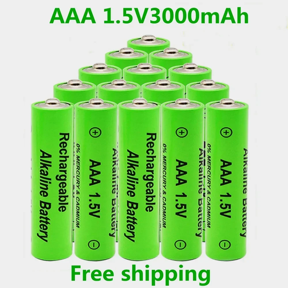 Spedizione Gratuita Batterie Ricaricabili Ni-Mh Pour Montres, Pile 1.5V Aaa 3000Mah Pour Ordinateurs, Jouets, Ecc. Livraison