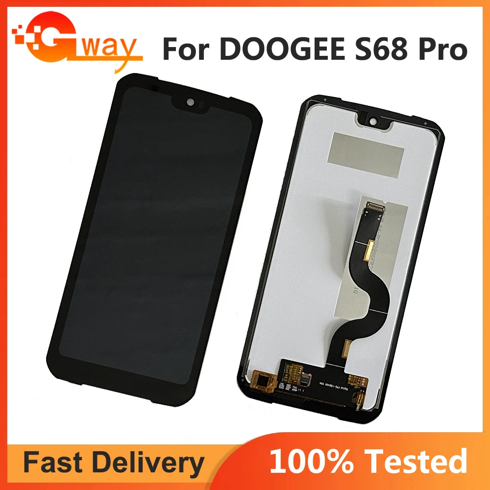 

5.9" Original For DOOGEE S68 Pro Display LCD Touch Screen Digitizer Assembly For DOOGEE S68 Pro S68Pro LCD New Screen + Glue