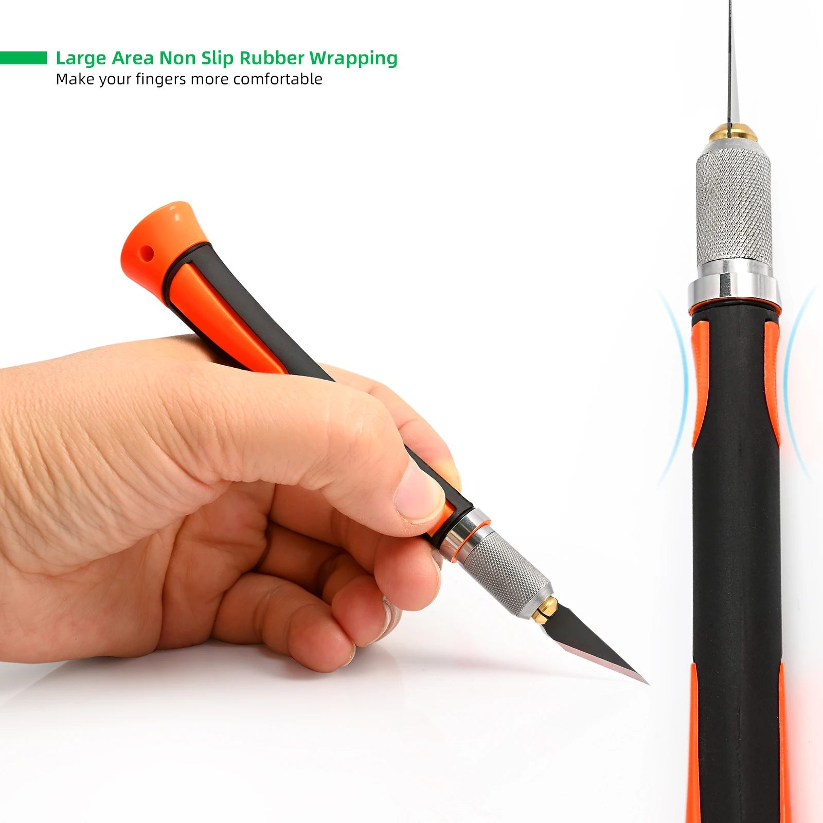 EHDIS Carbon Steel Blades Craft Knife For Cutting Window Tint Vinyl Film Sticker Precision DIY Artwork Cutting Wood Carving Tool
