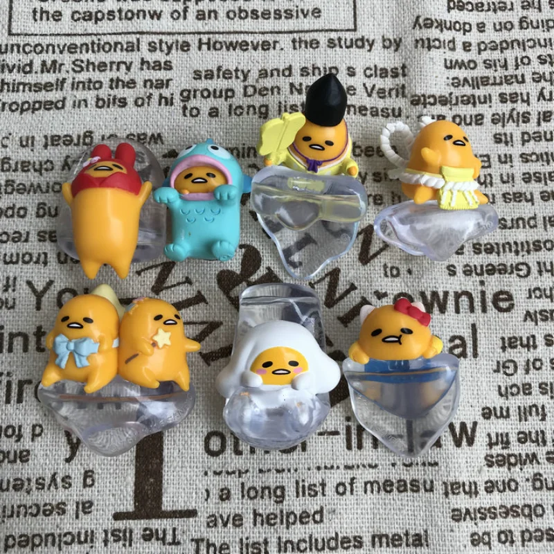 

Gudetama Mugs Accessories on The Cup Trans-dressing Models Toy Collection Desktop Decorations Unisex