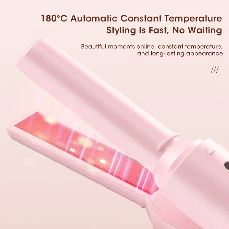 2 In 1 Mini Hair Straightener Curler Comb Anti-Scald Hot Comb Brush USB Rechargeable Hair Straightener Brush Styling Tools For hair straightener,hair straightener brush,hair straightener comb