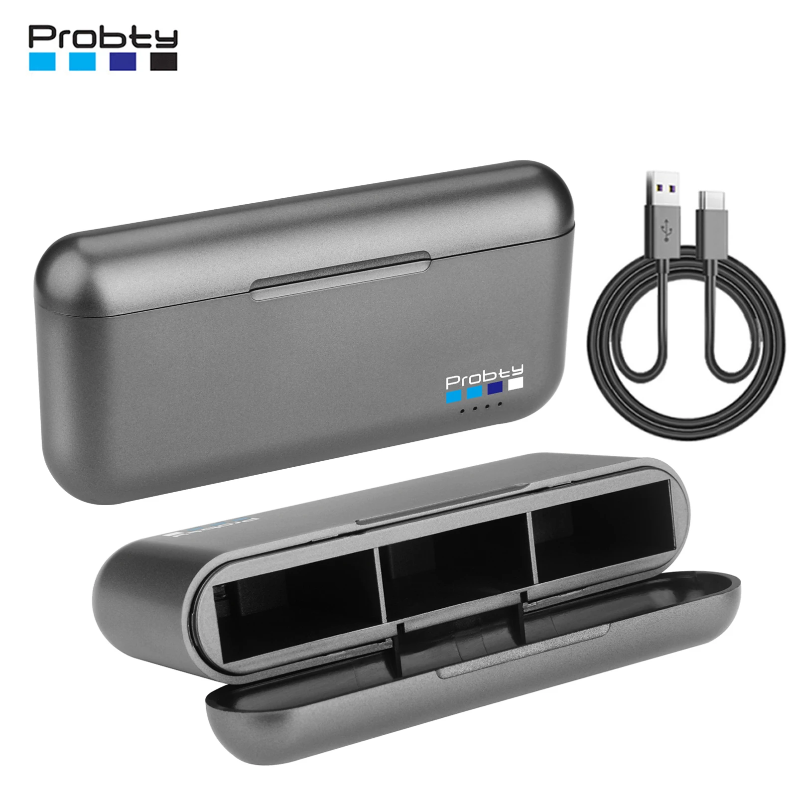 Chargeur Batterie GoPro 12/11/10/9 - Chargeur Triple Slot pour Hero 12 11 10 9