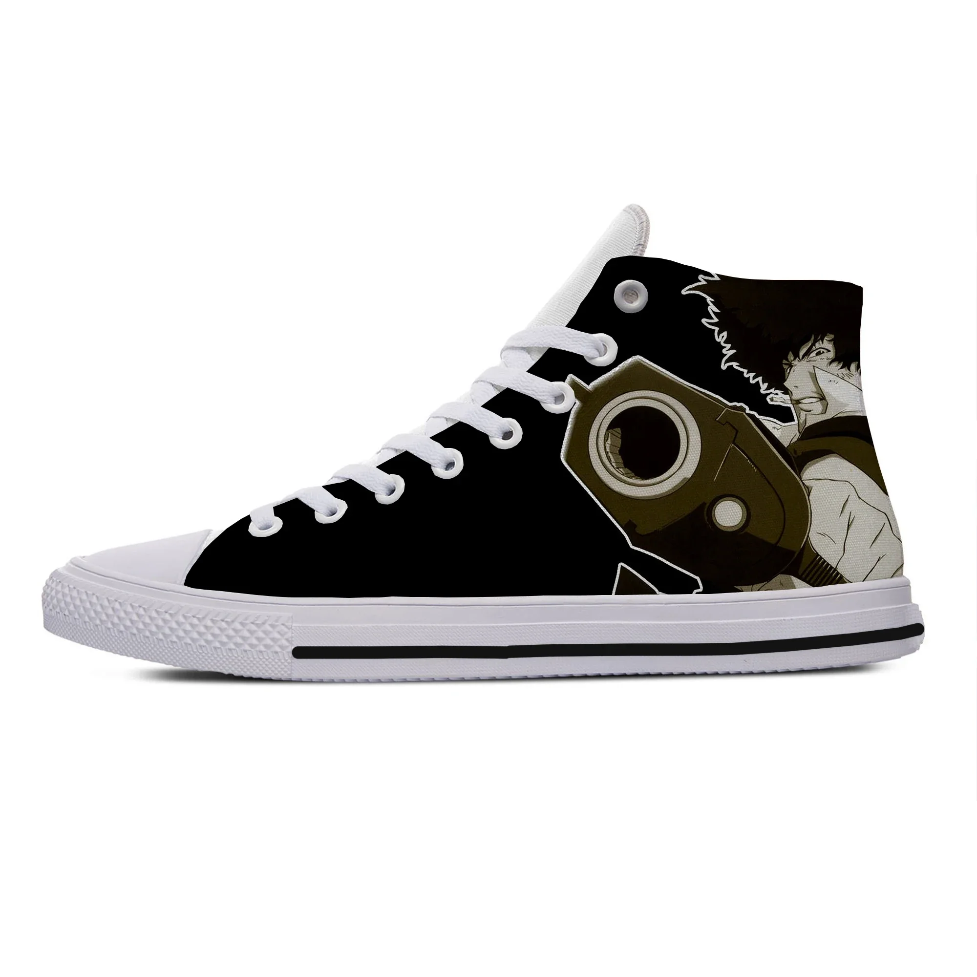 Hot Cool Fashion High Quality Summer Latest Sneakers Casual Shoes Men Women Anime Cowboy Bebop Classic High Help Board Shoes