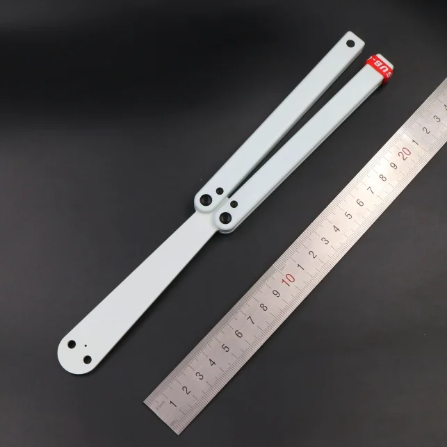 Squiddy Practice Plastic Unshaved Folding Pocket EDC Butterfly knife Balisong Trainer 5