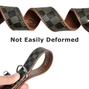 1 Piece Leather Dog Collars Adjustable Pet Dog Collars Neck Strap Soft Pet Dogs Small Medium Large Dogs Training Pet Accessories 5