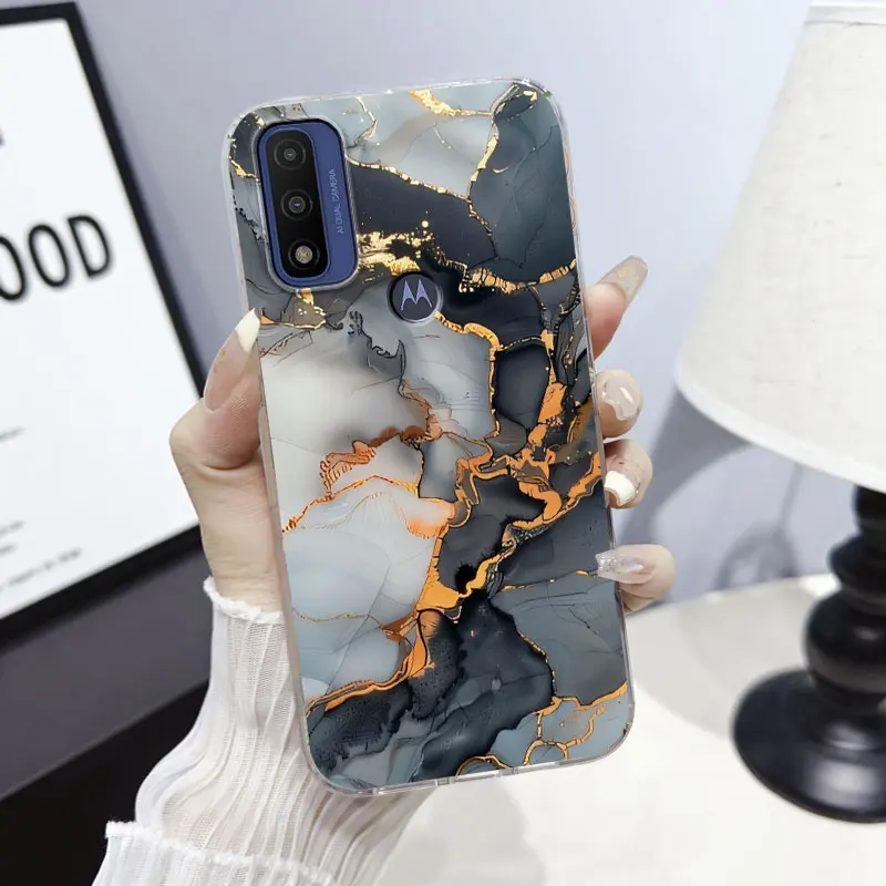 Marble Clear Soft Silicone Phone Case Cover