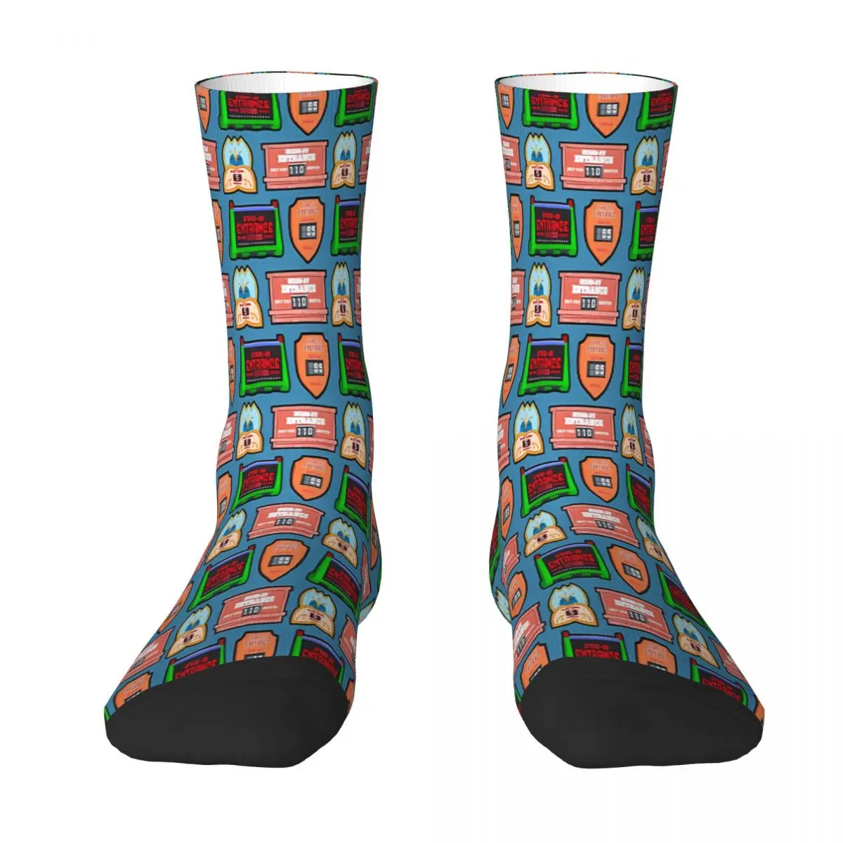 

Ride Wait Times Pack Sock Socks Men Women Polyester Stockings Customizable Sweetshirt