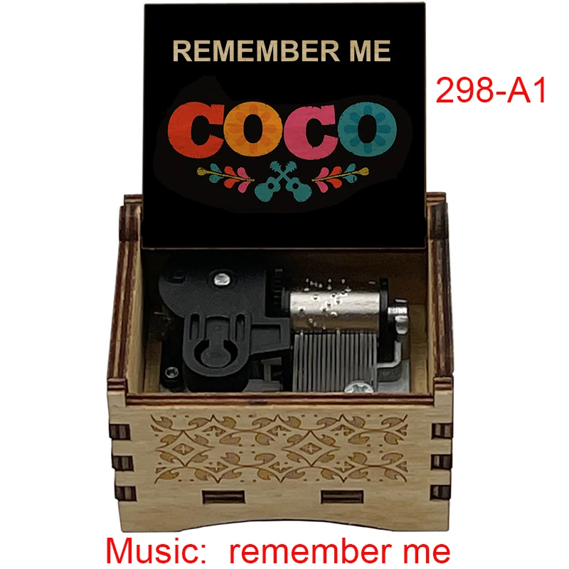 18-Tone 'Remember Me' Music Box - Elegant Room Decoration and Heartfelt Holiday Gift