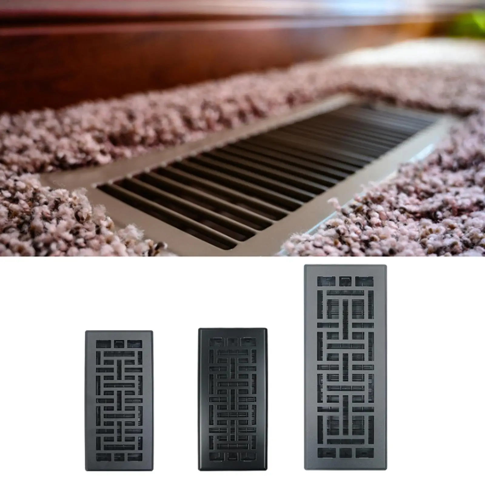 Floor Register Decor Grate Walkable Metal Floor Vent Cover Decor Grates Vent for